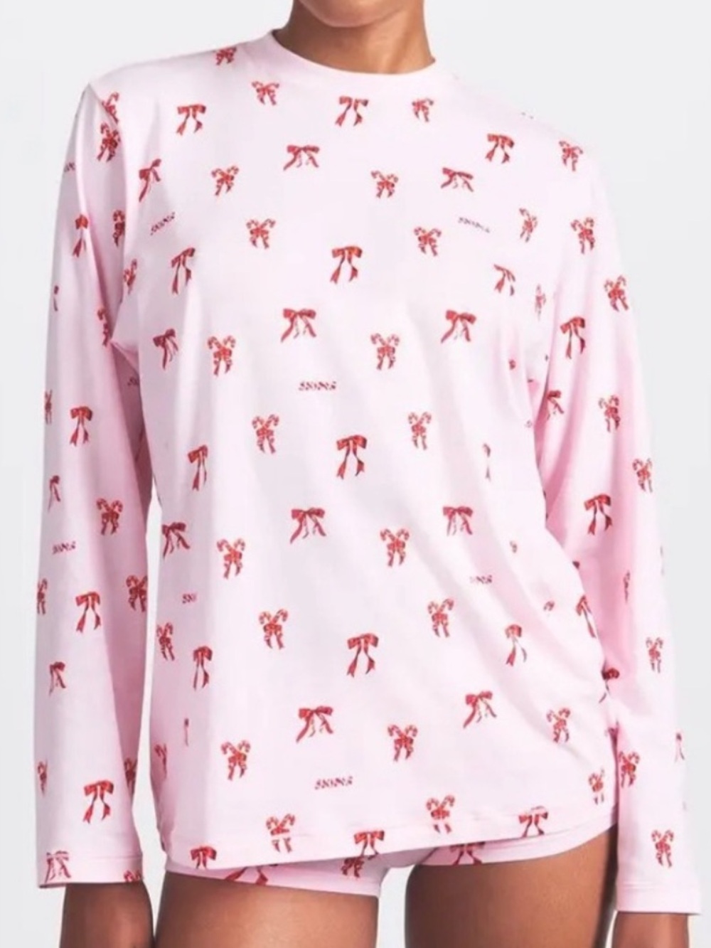 SKIMS Boyfriend Long Sleeve Top